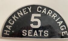 INSEGNA TAXI INGLESE ANNI '50/'60 GREAT BRITAIN TAXI a piece of english story