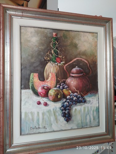 Dipinto olio tela - olio, su