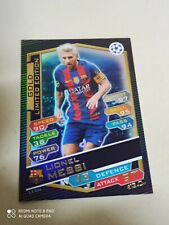 TOPPS CARD  2016 2017 MATCH ATTAX CHAMPIONS LEAGUE LIMITED GOLD MESSI LE5G