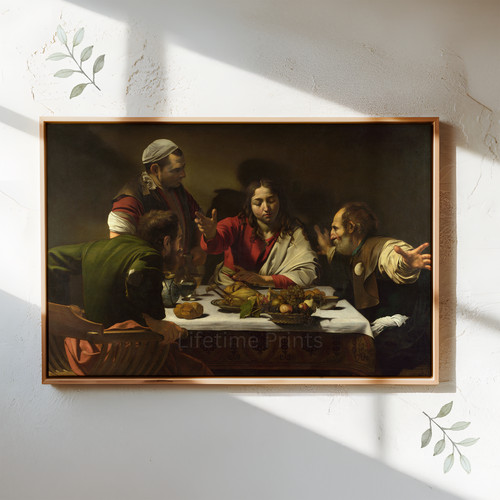 Cena emmaus caravaggio - di, emmaus,