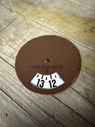 Disco orario vintage - orario, anni