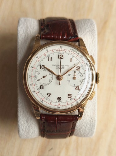 Chronographe suisse oro 18 - chronographe,