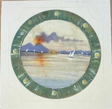 Gouache antica tonda - Veduta