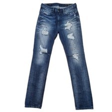 DIESEL Damen Jeans Rizzo Regular Slim Straight Low Waist W23 L32 - 00SCDR 0848I