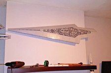 Lego Star Wars Super Star Destroyer 10221 SUPPORTO MURO WALL MOUNT DISPLAY