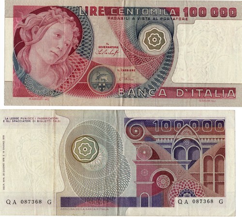 Italia repubblica 100 000 - italia,, 100.000