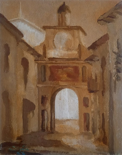 Dipinto olio tavola il - dipinto,