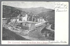STIA (COSENTINO)  VISTA DAI DUE FIUMI  ARNO E STAGGIA VIAGGIATA 1904