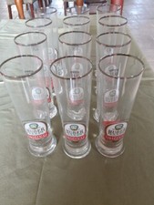 12 Bicchieri Birra HUBER BRAUN St.Johanner Original 0.2lt. NUOVI