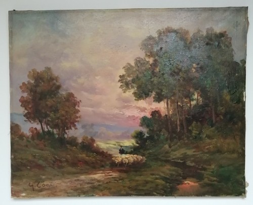 Quadro dipinto olio - dipinto, ad