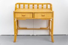 SCRIVANIA IN BAMBU' E VIMINI