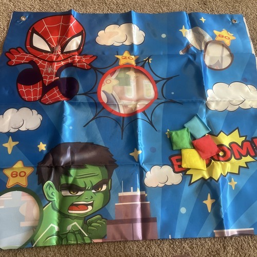 Avengers bean bag toss party - bag,