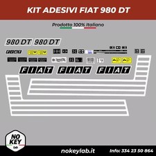 Fiat 980 DT kit completo adesivo stickers escavatore