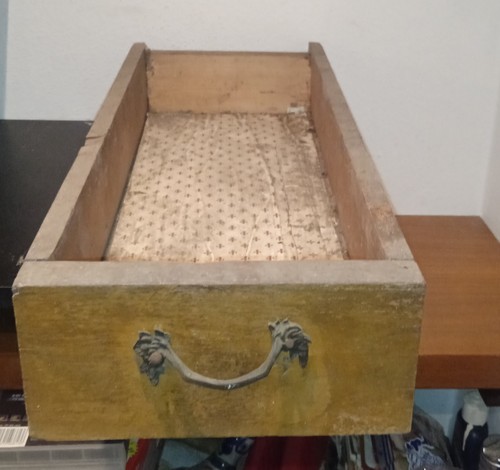 Vecchio cassetto legno - cassetto,