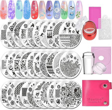 30Pcs Gel Stamping Nail Art