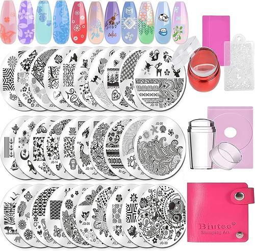 30pcs gel stamping nail art - stamping,