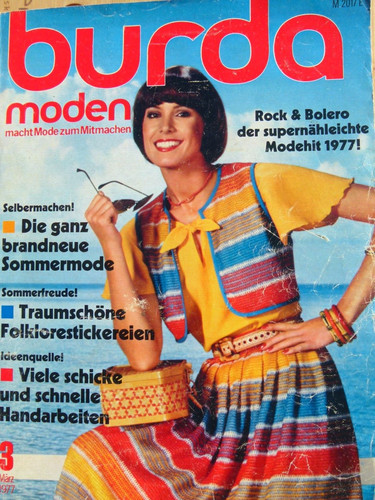 Vecchio quaderno moda burda - vecchio,