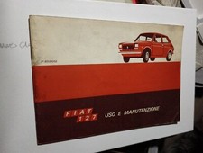 Fiat 127 Libretto Uso Manutenzione 1971 Originale 