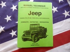 Manuel technique jeep willys - manuel,