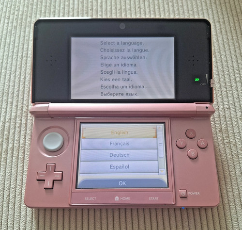 Console nintendo 3ds rosa - nintendo,