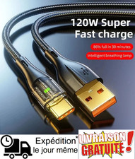 Cable USB-C 2M charge rapide