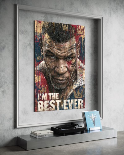Quadro tela mike tyson - mike,