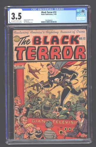 Terrore nero cgc 3 - #12, 3.5