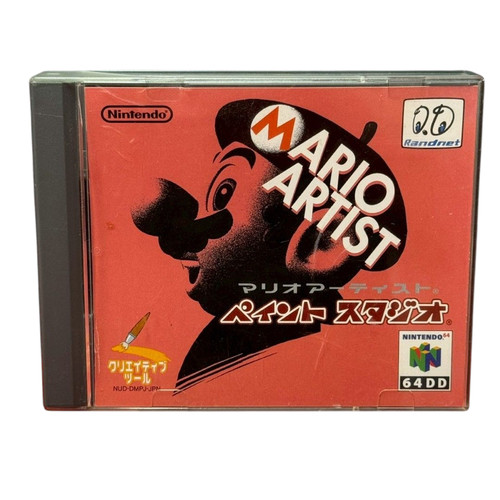 64dd mario artist - mario, paint