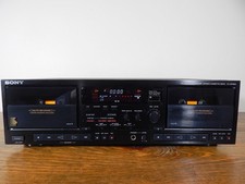 Sony TC-WR820 (820A) Doppio Stereo Auto Reverse Cassette Deck revisionato e TESTATO