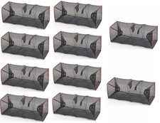 Stock 10 Nasse Trappole Per Pescare Granchietti Pesci Anguille Gamberetti Rete