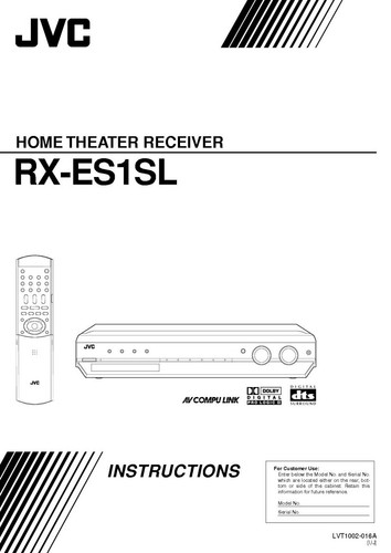 Jvc es1sl sistema - rx-es1sl,