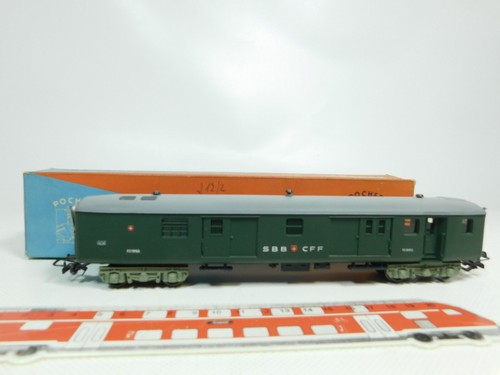 Pocher vagone - pocher, h0/dc