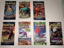Lotto 7 Bustine Vuote Pokémon