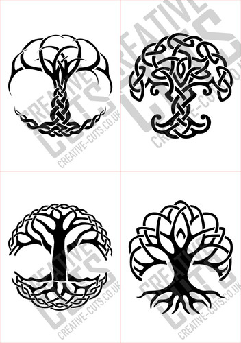 Stencil albero della vita