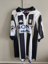 Juventus 1997-1998 Home Shirt ZIDANE #21 PATCH SERIE A ORIGINAL Very Rare Jersey