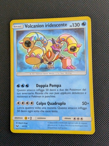 Carte pokemon volcanion - carte,
