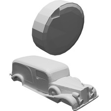 Modello auto classica packard - classica,