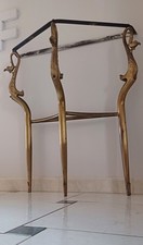 Base Console Hollywood Regency In Ottone Anni 50 Vintage Modernariato 