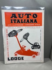 Auto italiana N19 Maggio 1953 rivista Auto Illustrazione Carrozzeria Italia