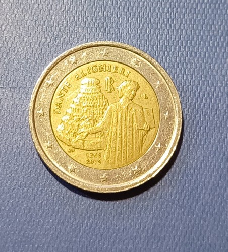 Moneta euro dante alighieri - moneta,