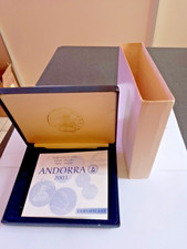ANDORRA 2003 PROOF PROVA 8 MONETE DA 1 CENT A 2 EURO SIGILLATE + 5 EURO IN...