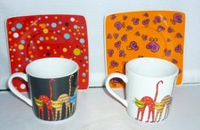 2 PIATTINI TAZZA CAFFÈ