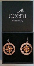 Orecchini Deem in legno e