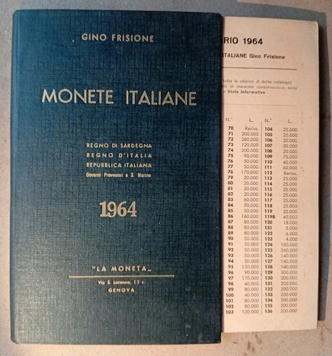 Monete italiane 1964 con