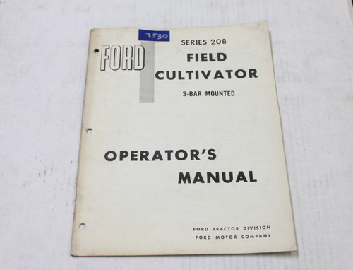 Manuale operatore ford serie - manuale,