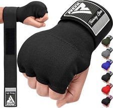 Pugilato Hand Wraps di RDX, Boxe, Guanti, Muay Thai, Polsiere, Guanti Imbottiti
