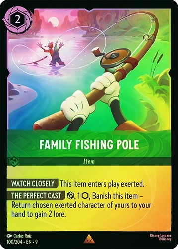 Lorcana foil palo pesca - lorcana,