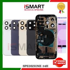 SCOCCA POSTERIORE COMPLETA PER IPHONE 14 PRO TELAIO+VETRO+FLEX BACK COVER
