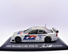 Modellino auto racing scala 1:43 AMG mercedes C180 DTM 95 minichamps modellismo