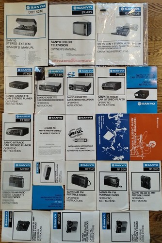Autoradio sanyo cassetta - cassetta,, 8